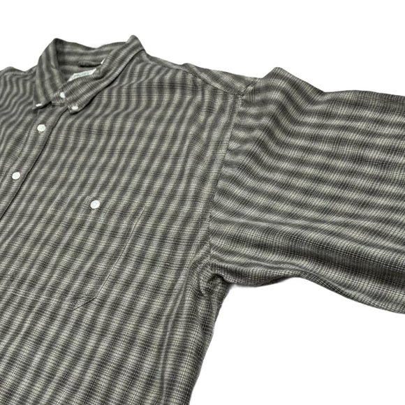 % St John's Bay Long Sleeve Strip Shirt Sz 3XLT (Tall) - Picture 4 of 11